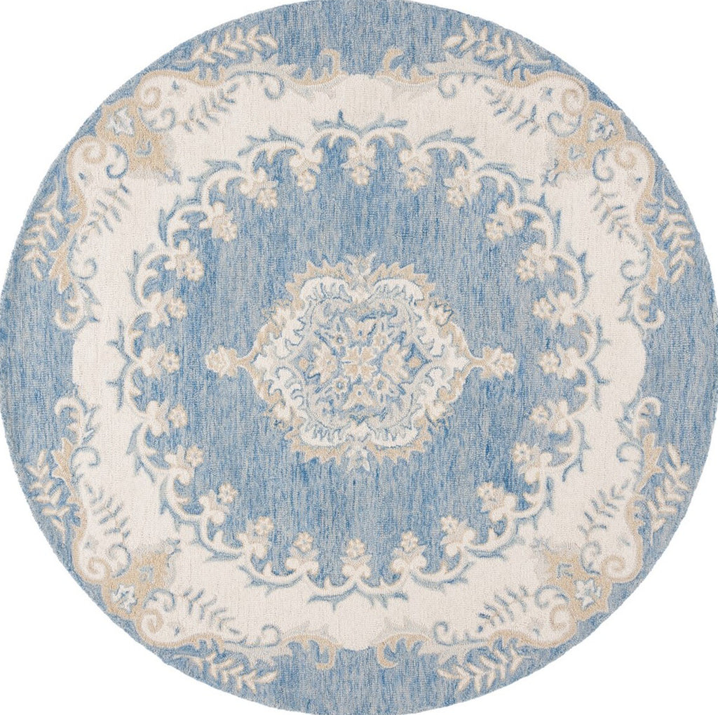 Safavieh Ebony EBN121M Blue / Ivory Area Rug main image