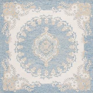 Safavieh Ebony EBN121M Blue / Ivory Area Rug Square