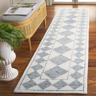 Safavieh Ebony EBN122M Blue / Ivory Area Rug Room Scene Feature