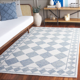 Safavieh Ebony EBN122M Blue / Ivory Area Rug Room Scene
