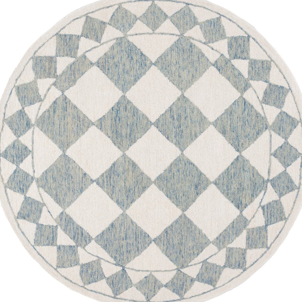Safavieh Ebony EBN122M Blue / Ivory Area Rug main image