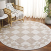 Safavieh Ebony EBN122T Light Brown / Ivory Area Rug Room Scene Feature