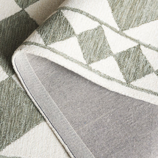 Safavieh Ebony EBN122W Sage / Ivory Area Rug Fold