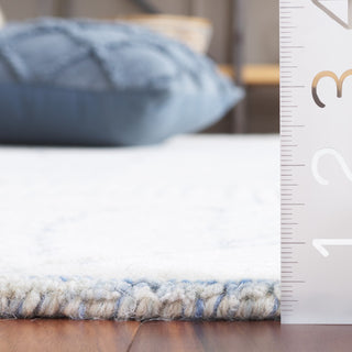 Safavieh Ebony EBN123M Blue / Ivory Area Rug Detail
