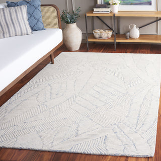Safavieh Ebony EBN123M Blue / Ivory Area Rug Room Scene