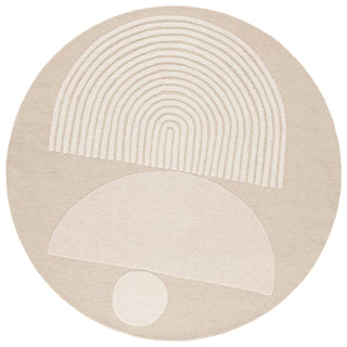 Safavieh Ebony EBN126A Beige / Ivory Area Rug Round