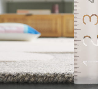 Safavieh Ebony EBN126F Grey / Ivory Area Rug Detail