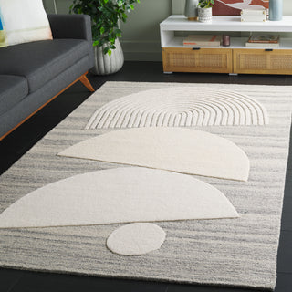 Safavieh Ebony EBN126F Grey / Ivory Area Rug Room Scene