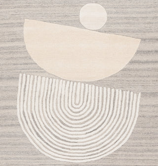 Safavieh Ebony EBN126F Grey / Ivory Area Rug Square