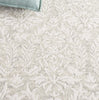 Safavieh Ebony EBN127F Grey / Ivory Area Rug Detail