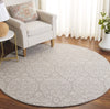 Safavieh Ebony EBN127G Light Grey / Ivory Area Rug Room Scene Feature