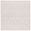 Safavieh Ebony EBN127G Light Grey / Ivory Area Rug Square