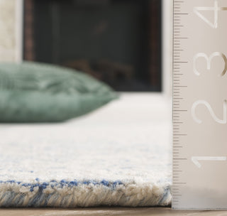 Safavieh Ebony EBN127M Blue / Ivory Area Rug Detail