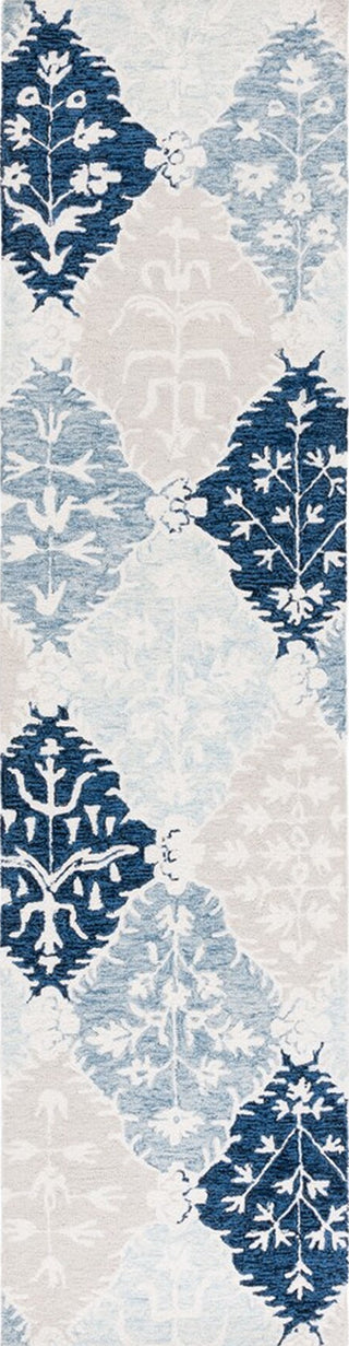 Safavieh Ebony EBN128M Blue / Ivory Area Rug Runner