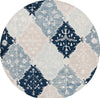 Safavieh Ebony EBN128M Blue / Ivory Area Rug main image