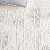 Safavieh Ebony EBN130G Silver / Ivory Area Rug Detail