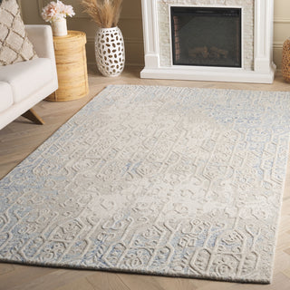 Safavieh Ebony EBN130M Blue / Ivory Area Rug Room Scene Feature