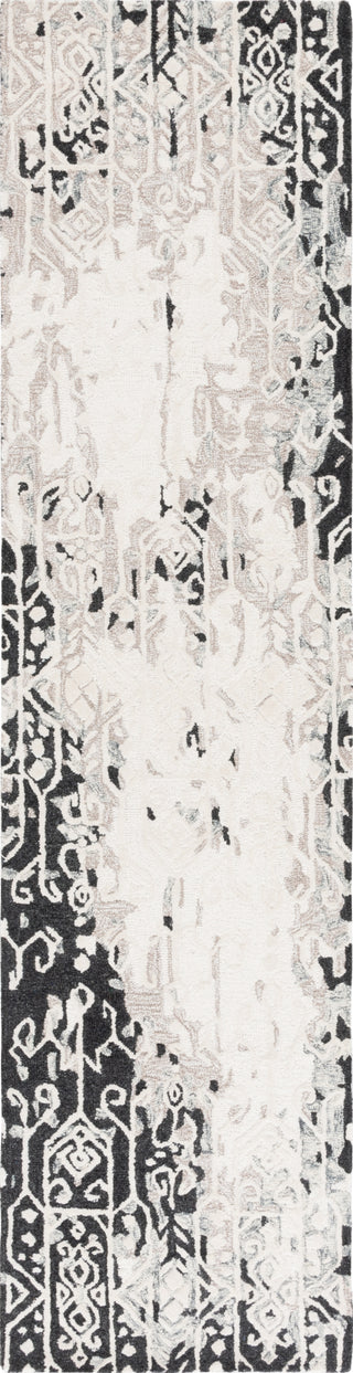 Safavieh Ebony EBN130Z Black / Ivory Area Rug Runner