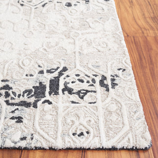 Safavieh Ebony EBN130Z Black / Ivory Area Rug Detail