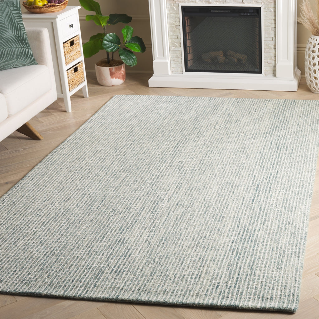 Safavieh Ebony EBN131Y Green / Ivory Area Rug Room Scene Feature