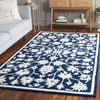 Safavieh Ebony EBN134N Navy / Ivory Area Rug Room Scene