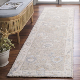 Safavieh Ebony EBN136G Light Grey / Ivory Area Rug Room Scene Feature