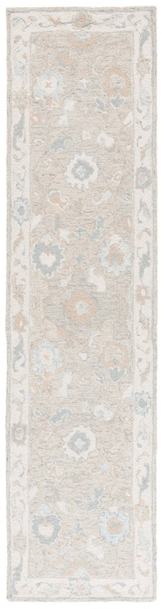 Safavieh Ebony EBN136G Light Grey / Ivory Area Rug Runner