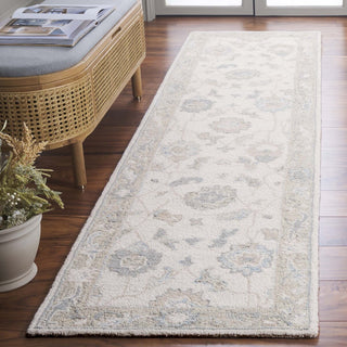 Safavieh Ebony EBN136M Ivory / Blue Area Rug Room Scene Feature