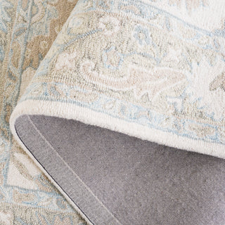 Safavieh Ebony EBN136M Ivory / Blue Area Rug Fold