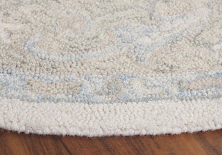 Safavieh Ebony EBN136M Ivory / Blue Area Rug Detail