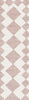 Safavieh Ebony EBN137P Pink / Ivory Area Rug Runner