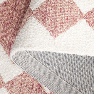 Safavieh Ebony EBN137P Pink / Ivory Area Rug Fold