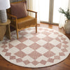 Safavieh Ebony EBN137P Pink / Ivory Area Rug Room Scene Feature