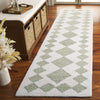 Safavieh Ebony EBN137Y Green / Ivory Area Rug Room Scene Feature