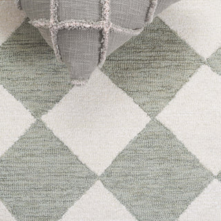 Safavieh Ebony EBN137Y Green / Ivory Area Rug Detail