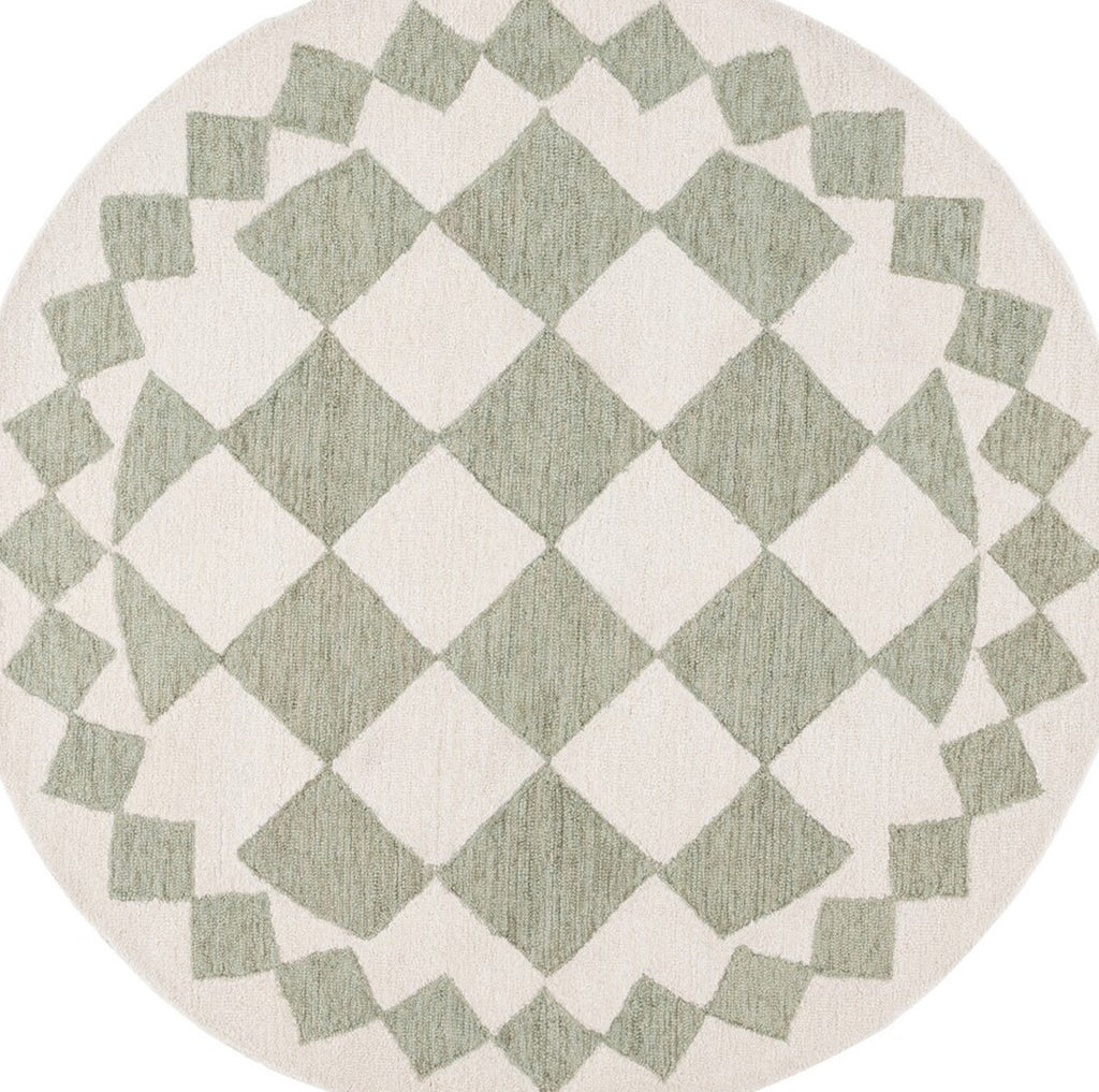 Safavieh Ebony EBN137Y Green / Ivory Area Rug main image
