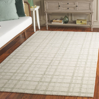 Safavieh Ebony EBN141W Sage / Ivory Area Rug Room Scene