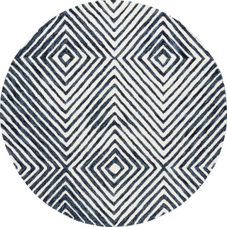 Safavieh Ebony EBN150 Navy / Ivory Area Rug Round