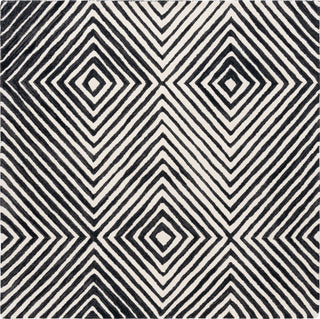 Safavieh Ebony EBN150 Black / Ivory Area Rug Square