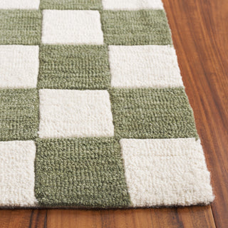Safavieh Ebony EBN175Y Green / Ivory Area Rug Detail