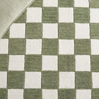 Safavieh Ebony EBN175Y Green / Ivory Area Rug Detail