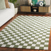 Safavieh Ebony EBN175Y Green / Ivory Area Rug Room Scene