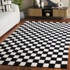Safavieh Ebony EBN175Z Black / Ivory Area Rug Room Scene