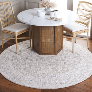 Safavieh Ebony EBN201 Grey / Ivory Area Rug Room Scene Feature