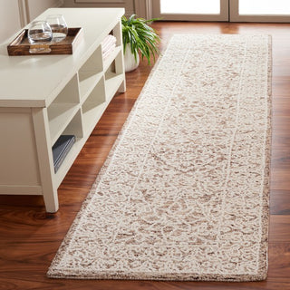 Safavieh Ebony EBN202 Brown / Ivory Area Rug Room Scene Feature