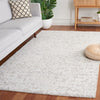 Safavieh Ebony EBN205 Ivory / Silver Area Rug Room Scene Feature