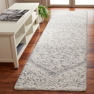 Safavieh Ebony EBN206 Grey / Ivory Area Rug Room Scene Feature