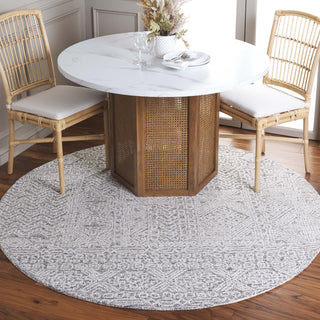 Safavieh Ebony EBN207 Grey / Ivory Area Rug Room Scene Feature