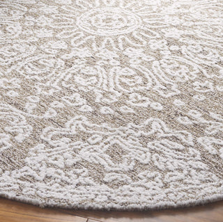 Safavieh Ebony EBN211 Ivory / Brown Area Rug Detail