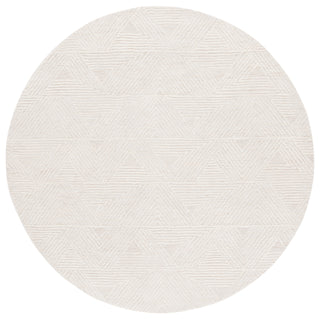 Safavieh Ebony EBN217A Ivory / Beige Area Rug Round